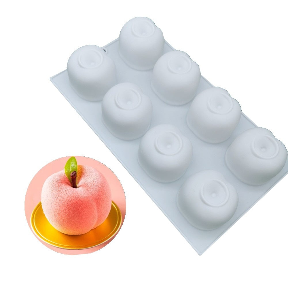 Silicone Fruit Candle Mold for Baking and Crafting - Assorted Shapes & Sizes