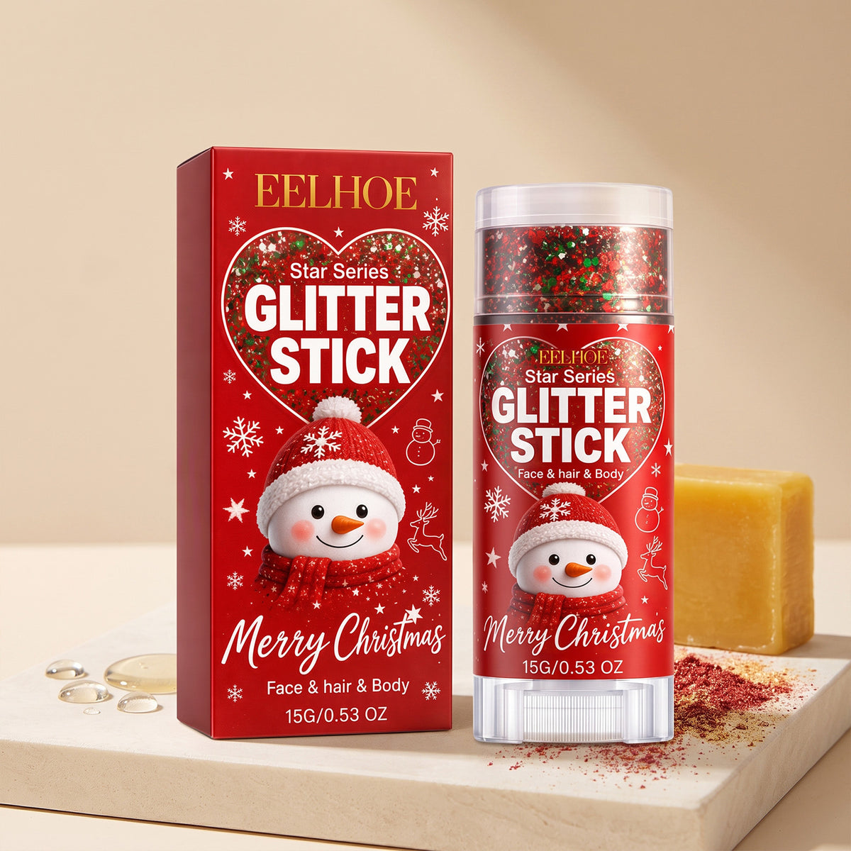 Christmas Body Glitter Stick - 15g
