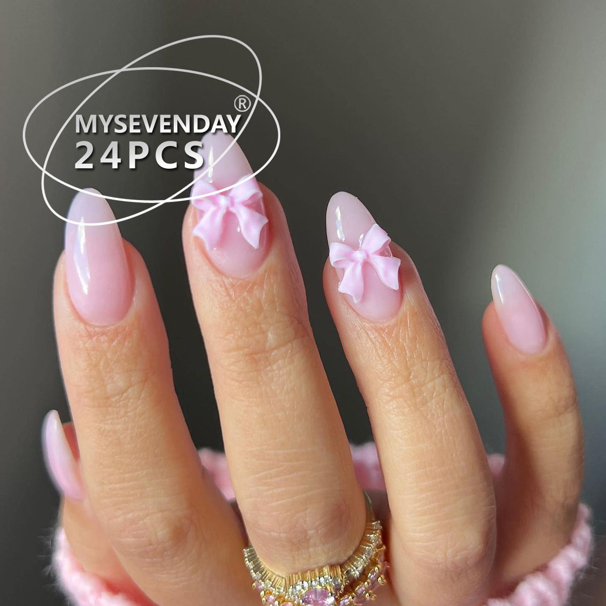 24-Piece Nail Art Sticker Kit with French & Star Designs for Nails