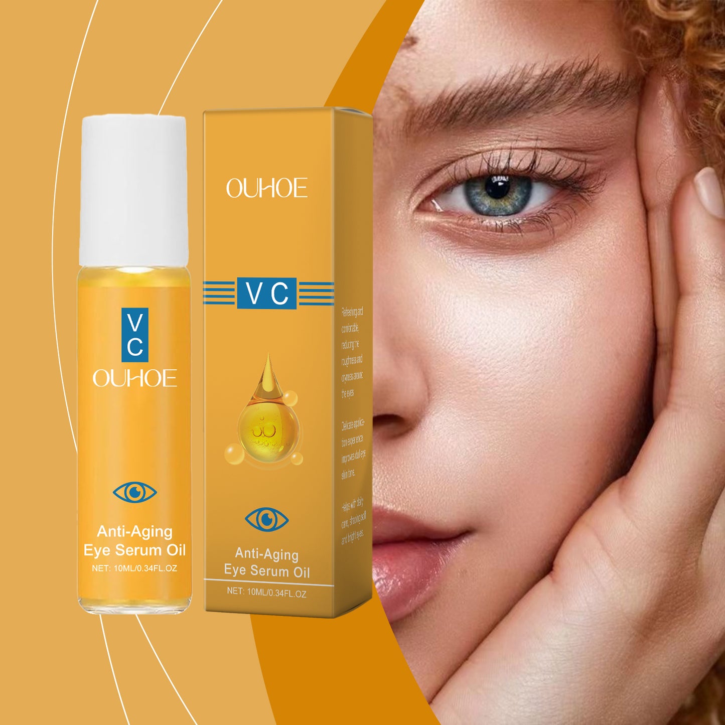 Eye Firming Essence Oil 10ml for Skin Care & Brightening - Nourishing Eye Serum