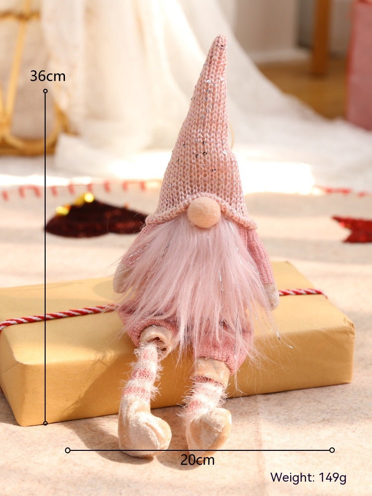 Cute Elk Santa Claus Prop Decoration for Home or Party Decor