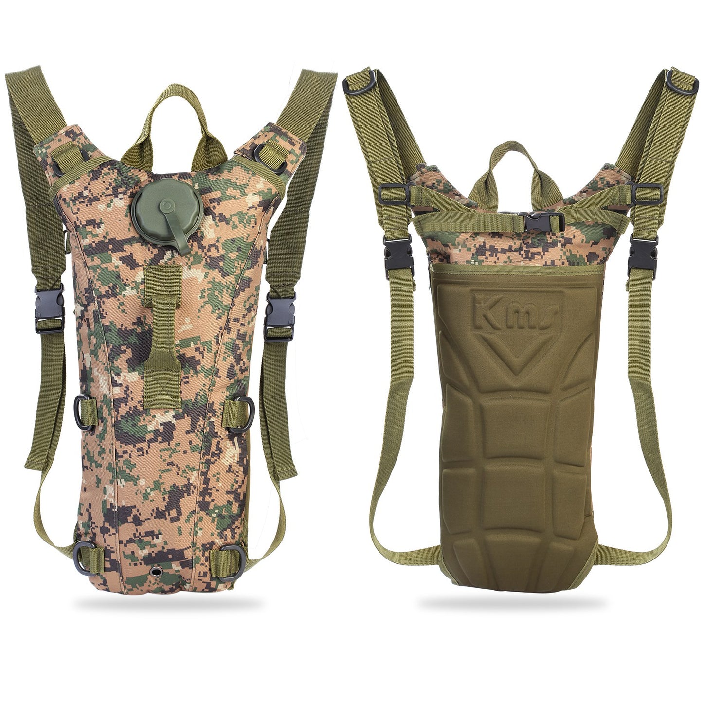 3L Tactical Hydration Pack - Adjustable Water Backpack for Hiking & Cycling