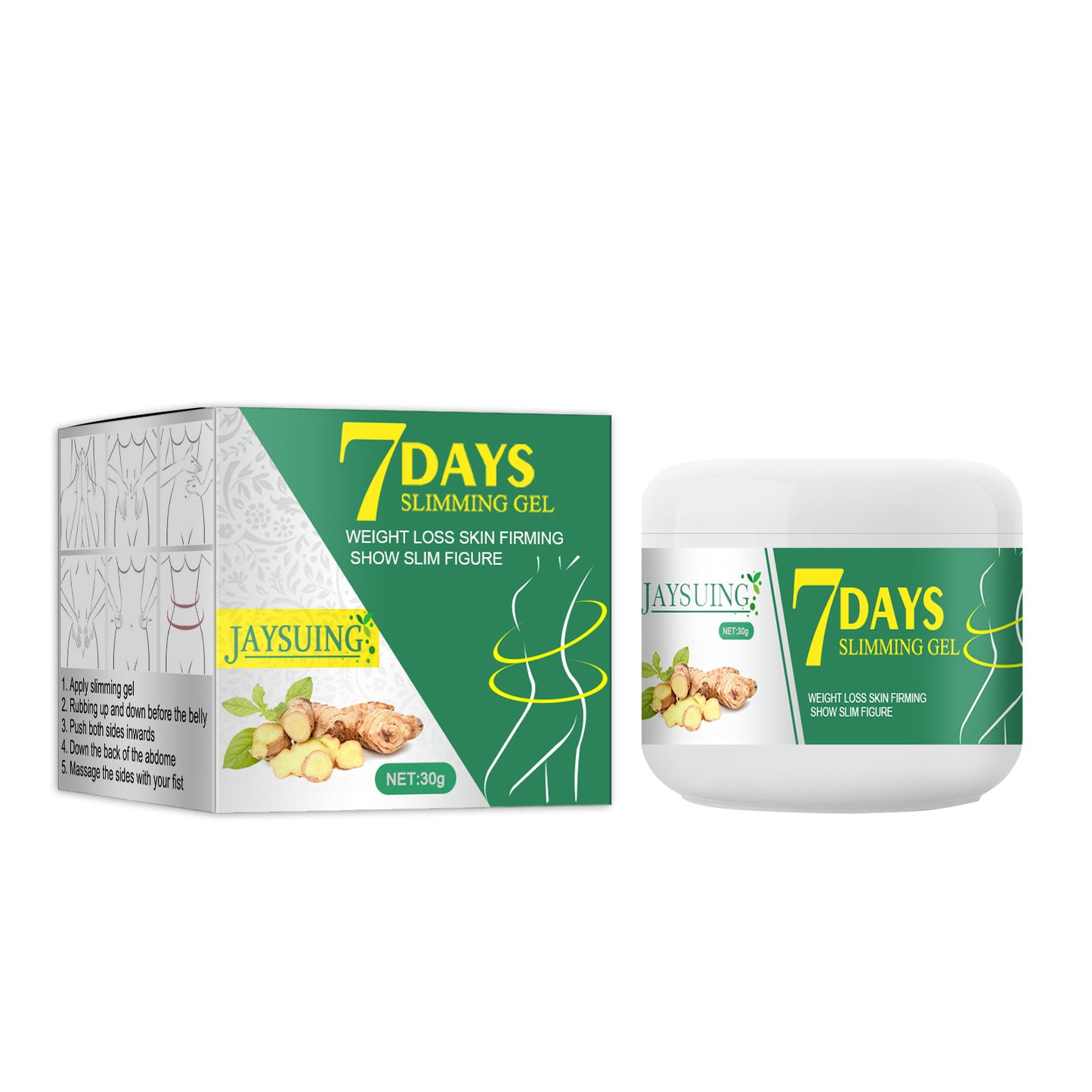 Ginger Slimming Cream for Abdominal Firming and Body Shaping