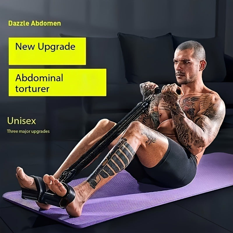 Adjustable Resistance Tension Bands Set with Foot Pedals & Handles
