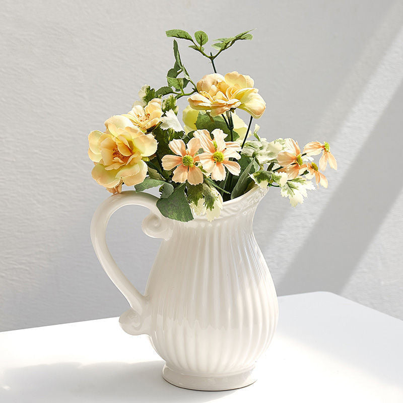 Ceramic Modern Vase for Living Room Floral Decor - Multi Styles