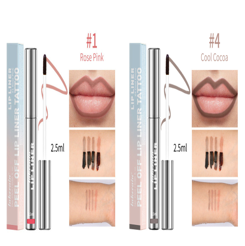 Matte Finish Lip Liner Stain - Long-Lasting Waterproof Lip Color