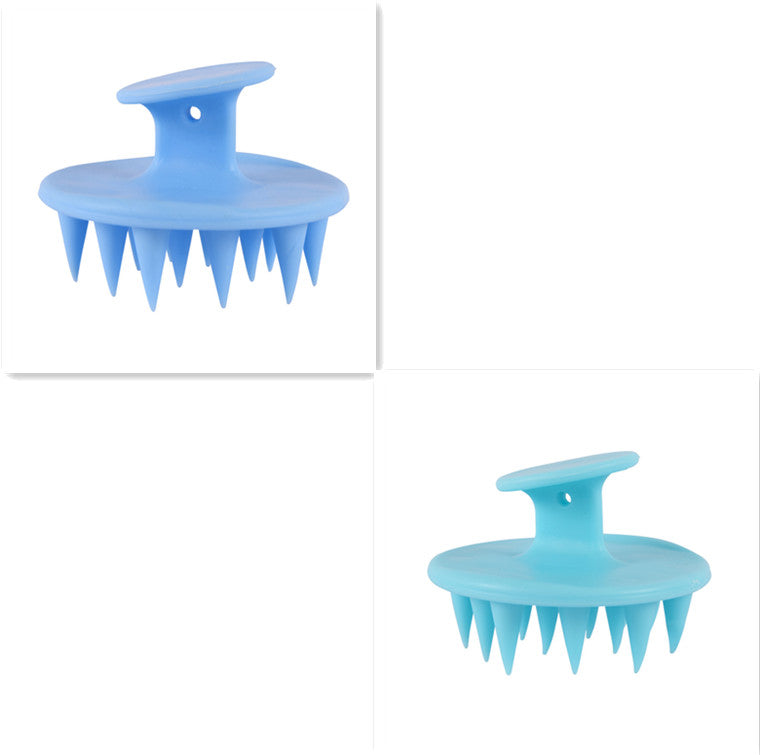Silicone Shampoo Brush Massage Hair Scalp Cleaner Hair Care Tool