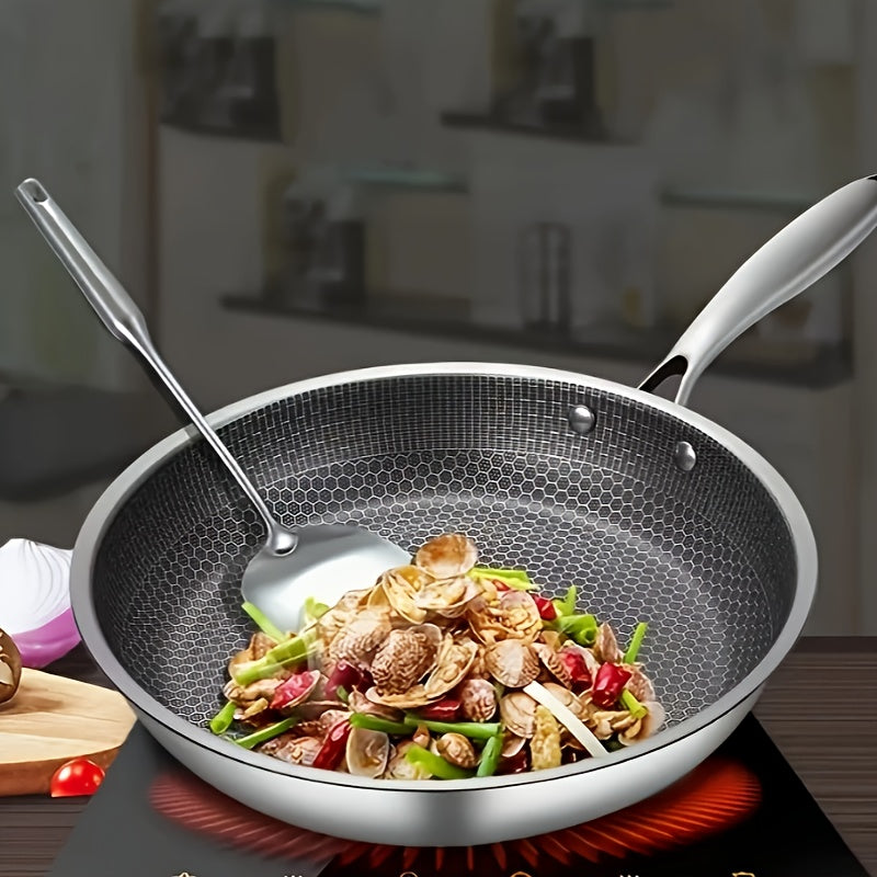 26cm Stainless Steel Non-Stick Frying Pan - Easy to Clean