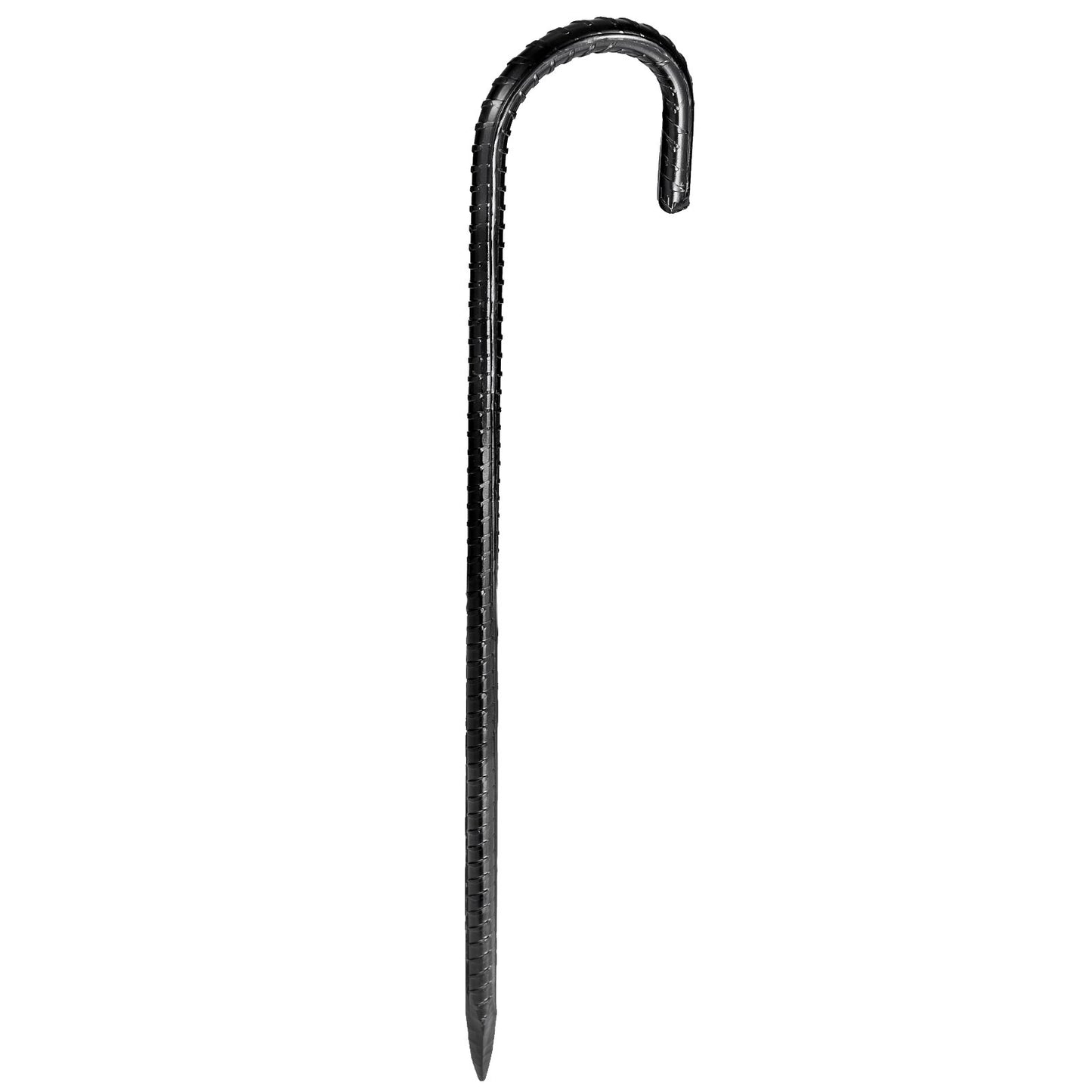 Heavy Duty Galvanized Steel Rebar Stakes 16-Inch Ground Anchors Pack of 24