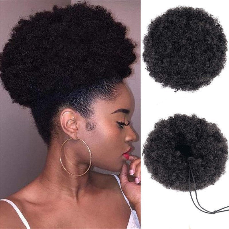 Large Afro Fluffy Micro-Curly Wig