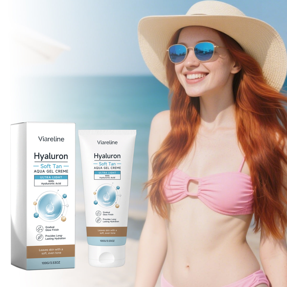 Moisturizing Facial Tanning Cream - Soft Skin Care 100g