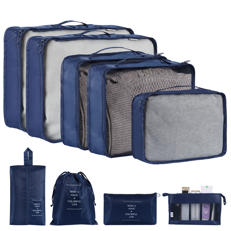 Solid Color Clothing & Wardrobe Storage Bags - Set of 8 or 9