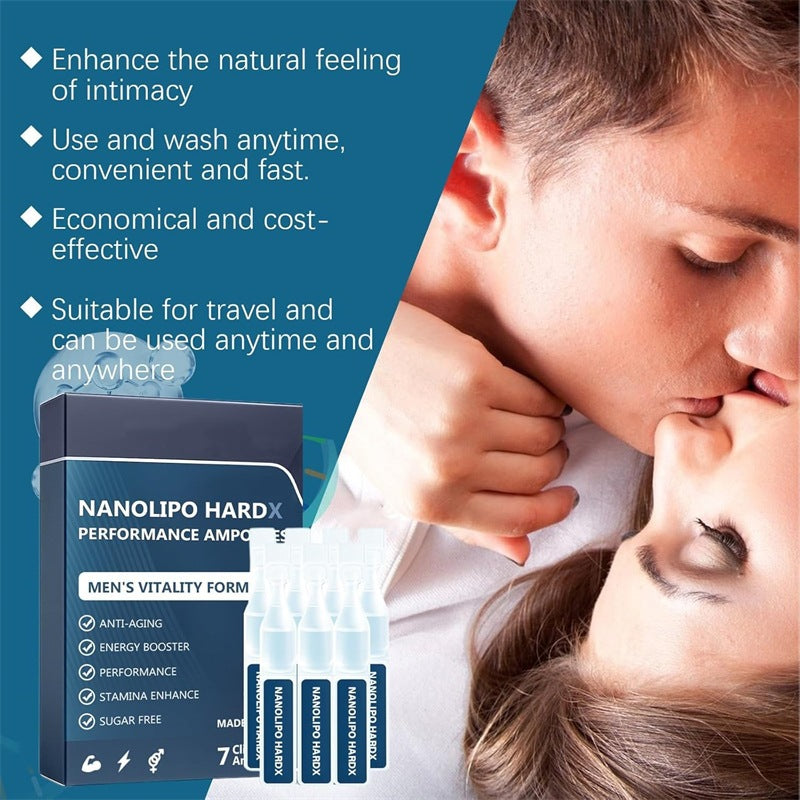 Men's Enhancement Drops - Performance Ampoules for Male Libido Support 7ml