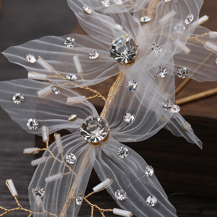 Pearl Hair Tie - Korean Bride Wedding Style