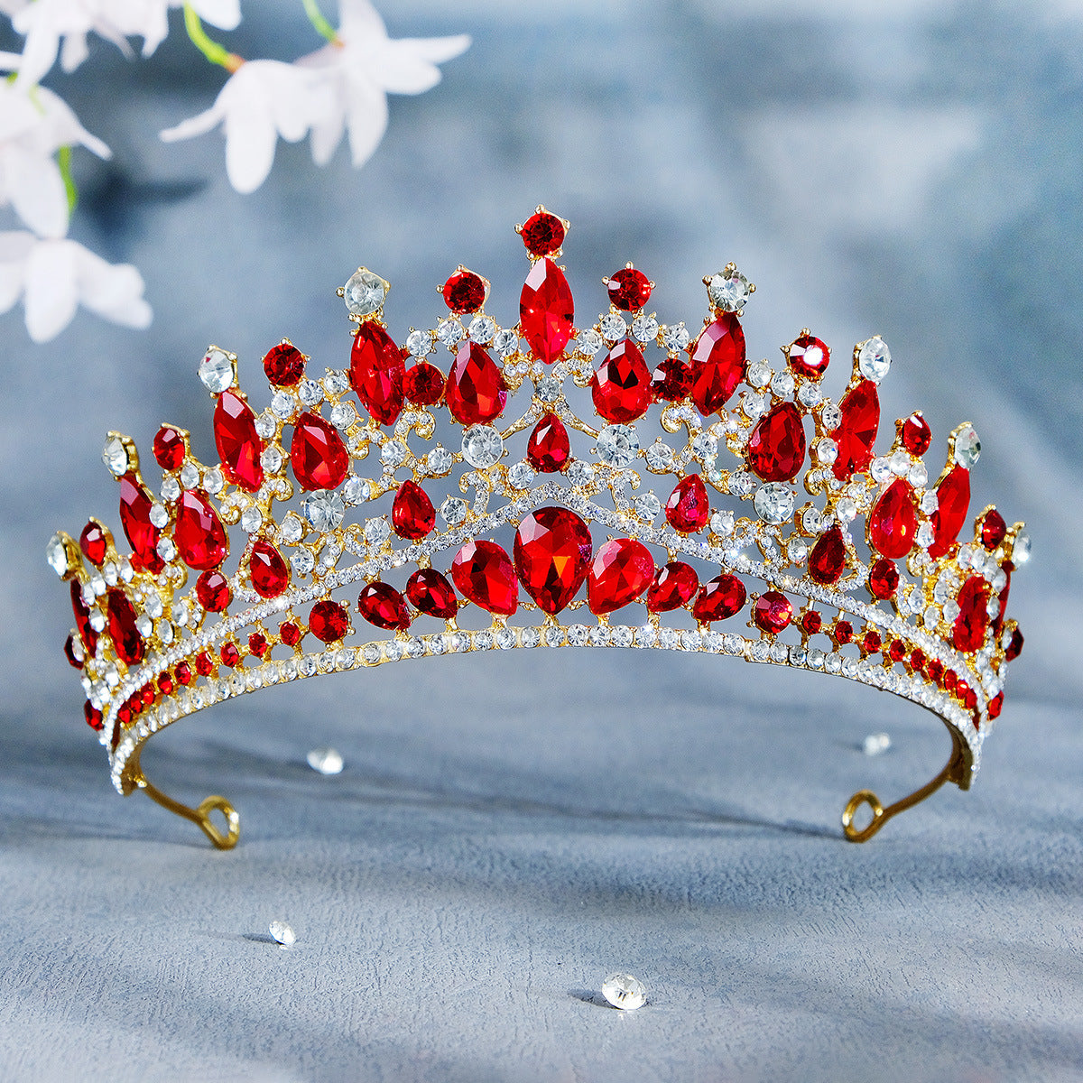 Elegant Rhinestone Bridal Crown Headwear for Weddings and Special Occasions