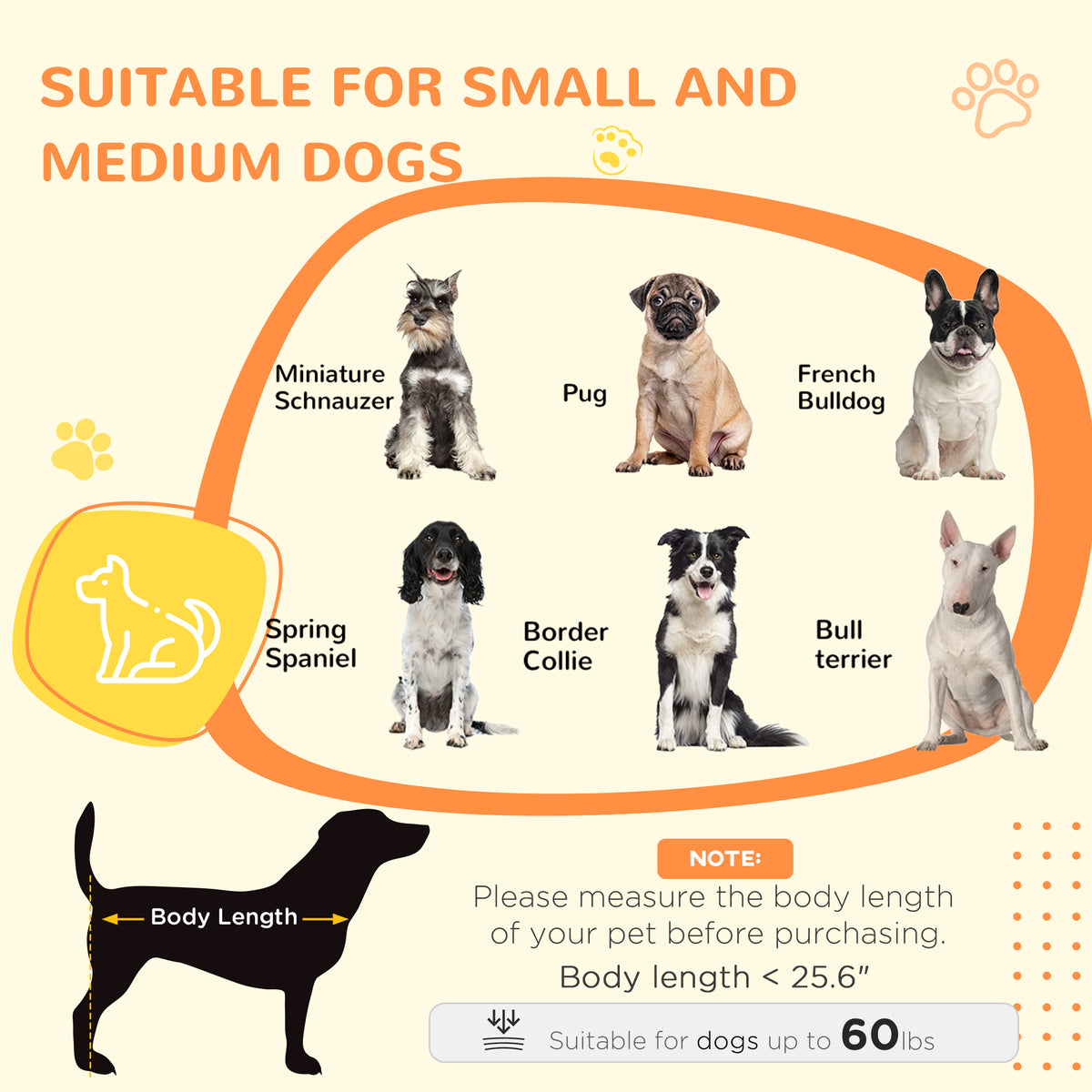 Dog Kennel Side End Table with Storage for Small & Medium Dogs, White