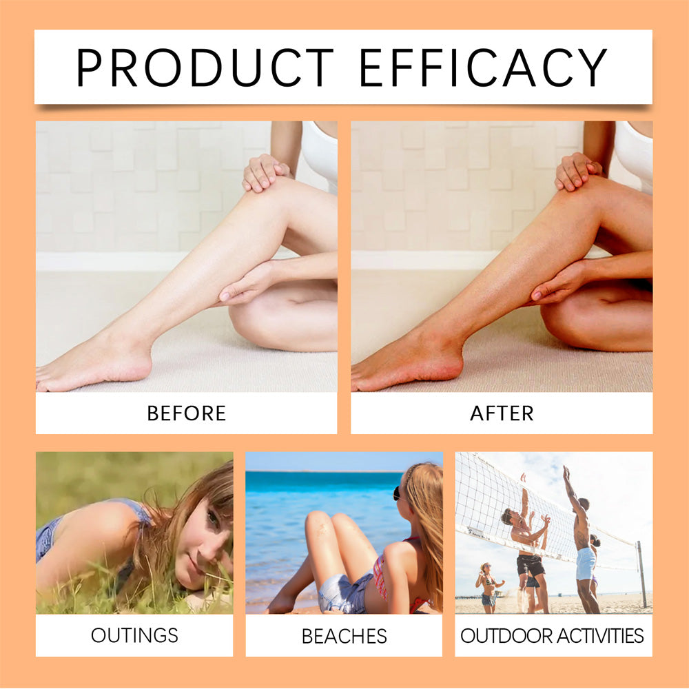Natural Coconut Oil Self-Tanning Lotion - 200ml Moisturizing Bronzer