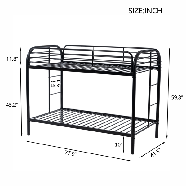 Twin Over House Bed