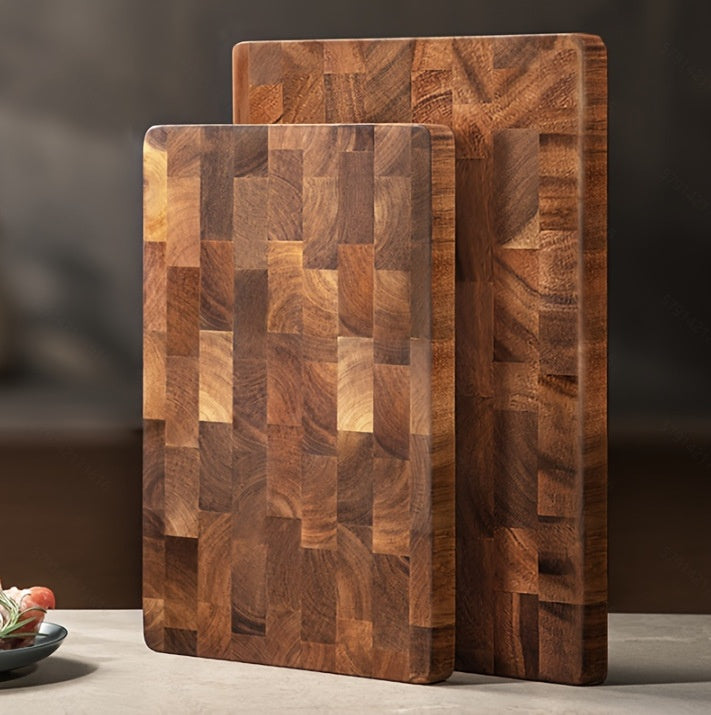 Acacia Wood Cutting Board - Solid Kitchen Chopping Board, Multiple Sizes
