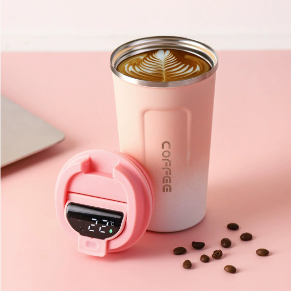 Insulated Stainless Steel Cup with Digital Temperature Display 510ml