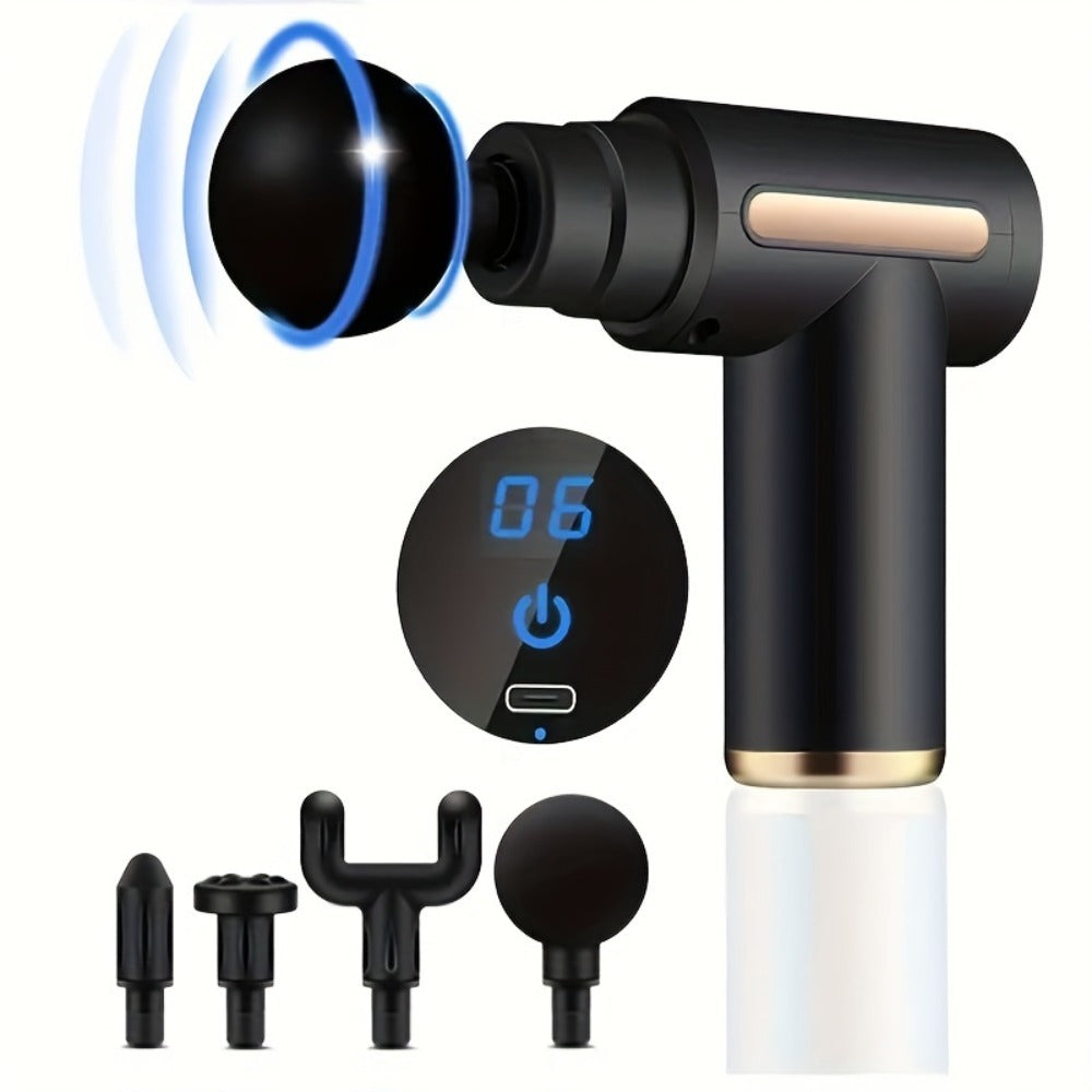 Portable Muscle Relaxer Fascia Gun Mini Massager USB Rechargeable