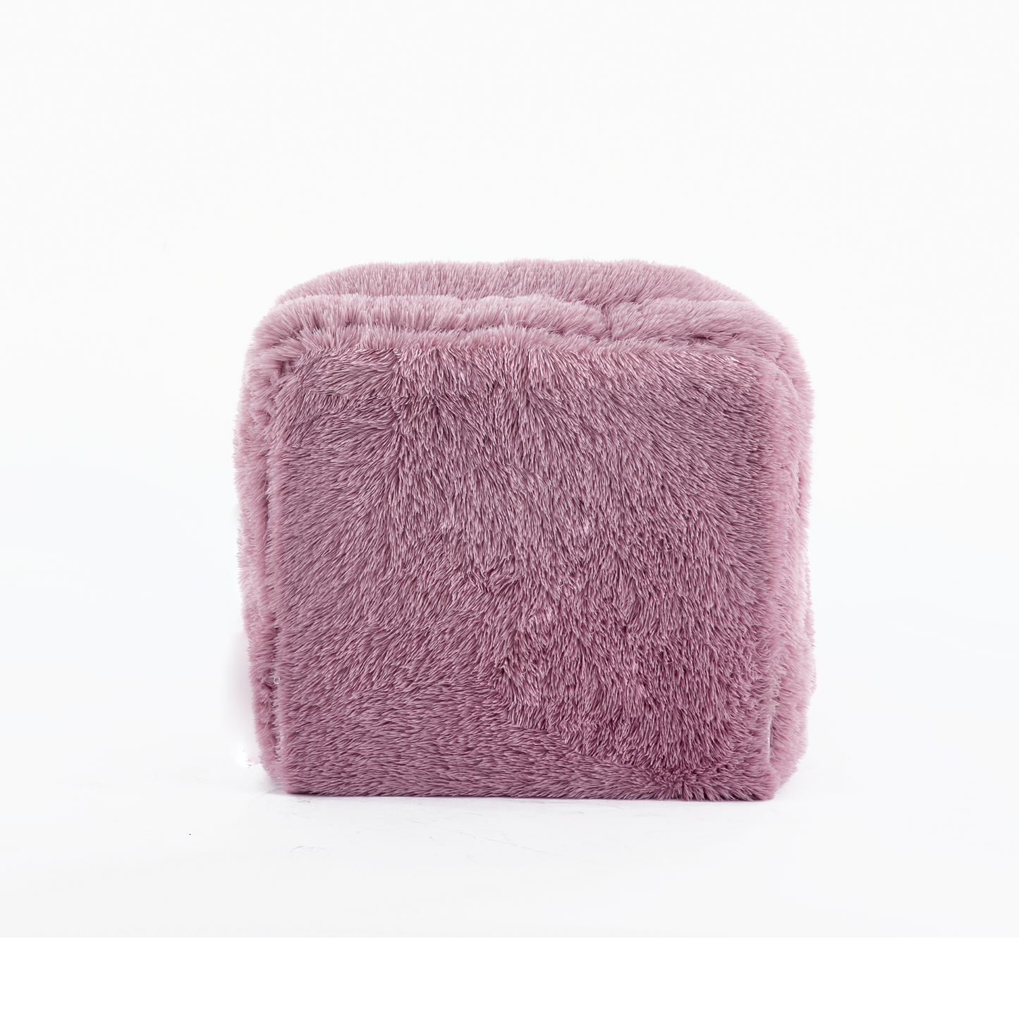 Adjustable Lazy Sofa Bed - Plush Fabric, Pink
