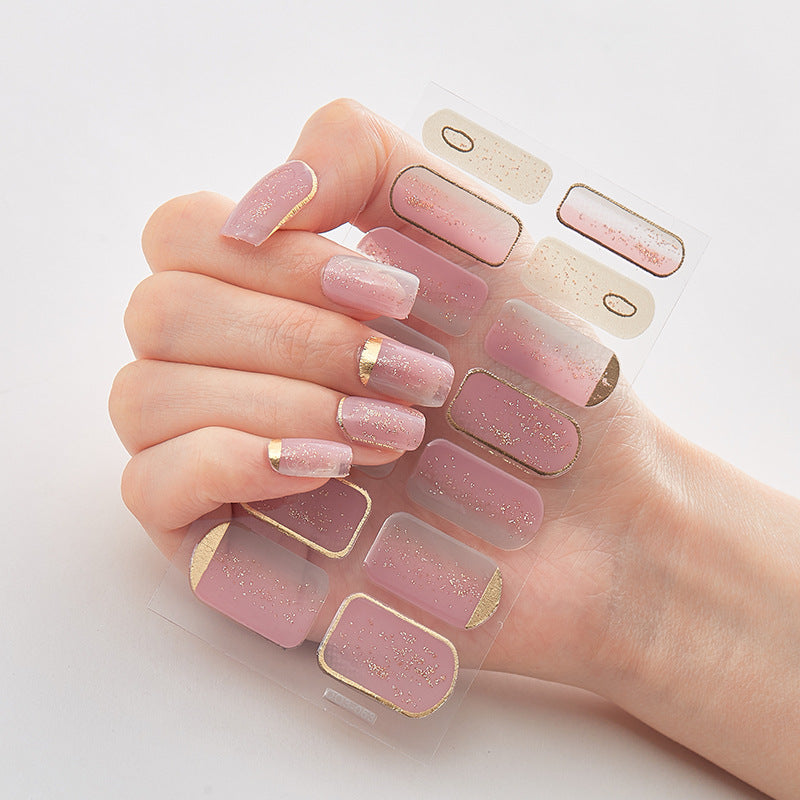 Laser Nail Polish Film Stickers Butterfly Pattern Nail Art Decals