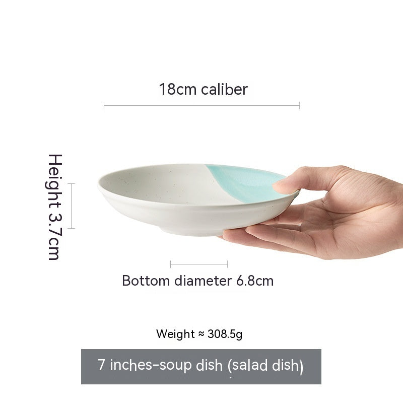 Flat Dish Set for Home Kitchen - Assorted Styles & Sizes
