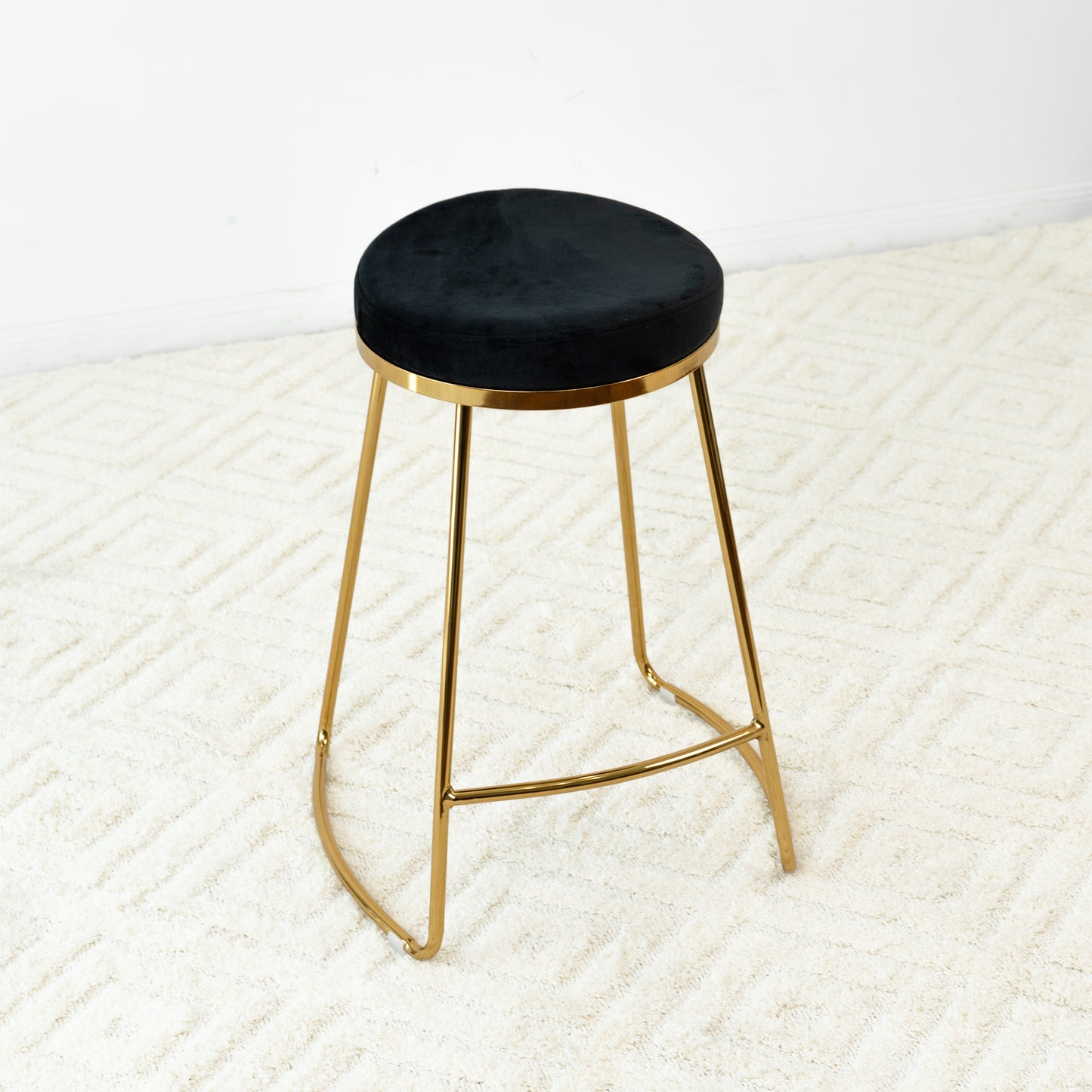 Jane 26 Mid-Century Modern Luxury Upholstered Stool