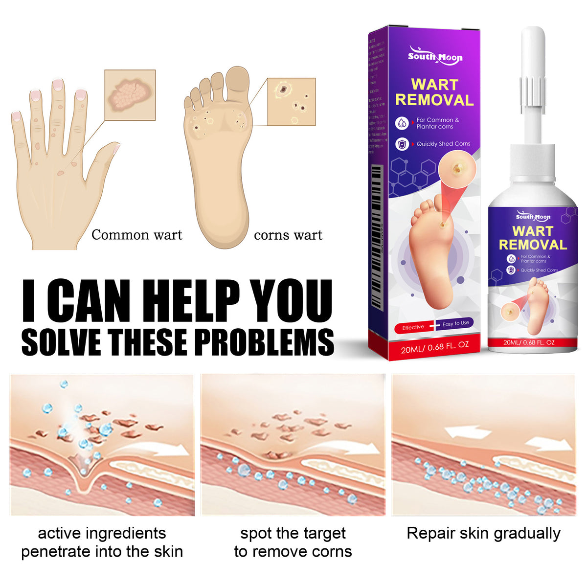 Foot Care Cream – Cleanses & Moisturizes Skin, 29g