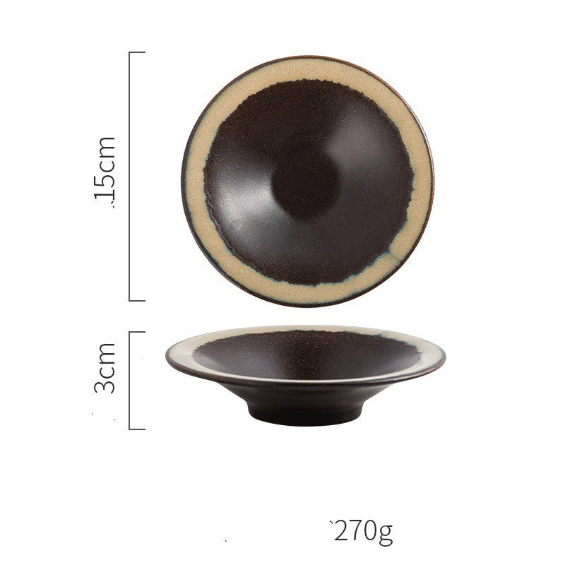 High Legged Ceramic Soup Bowl - Microwave & Dishwasher Safe Home Dinnerware