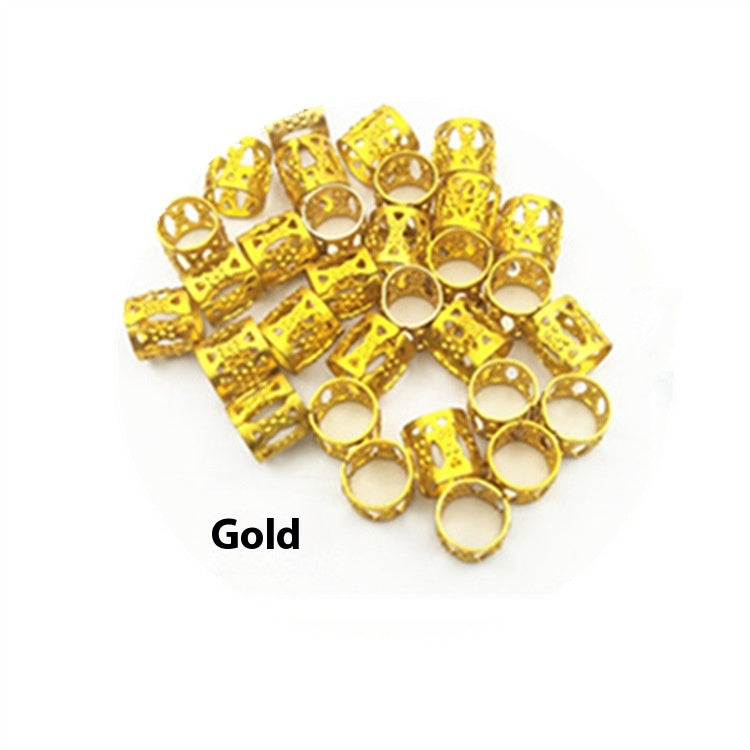 Hair Bead Ring Clips Set for Hair Braiding and Styling – Multiple Colors