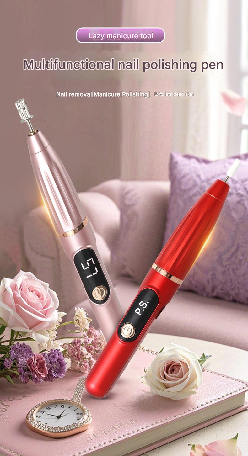 Electric Nail File & Buffer - Portable Nail Care Tool