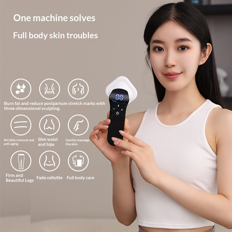 Massage Body Shaper with 5 Gears - Black and White