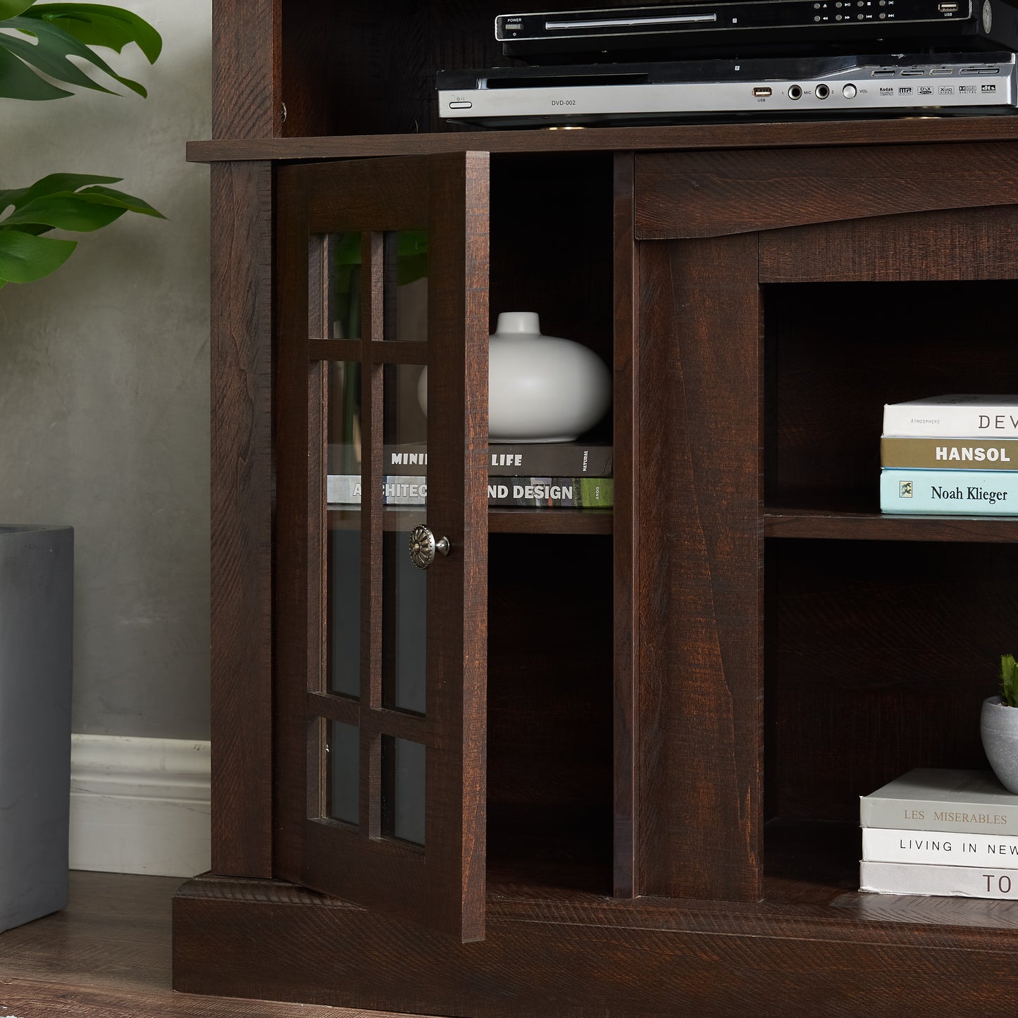 Modern TV Media Stand for TVs Up to 65” - Espresso