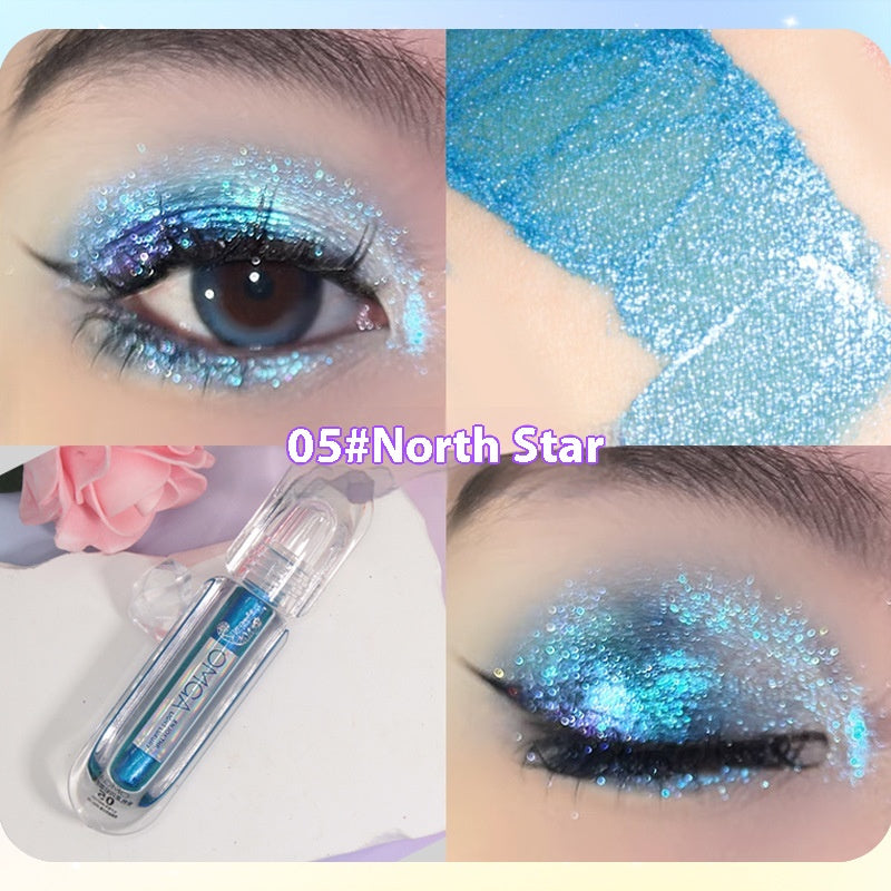 Liquid Glitter Eye Shadow Palette Multicolor Shine 3g - Pearlescent Finish