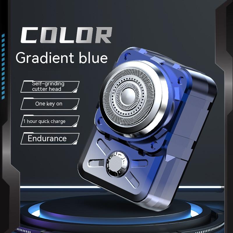 Mini Men's USB Rechargeable Electric Shaver with Multiple Colors