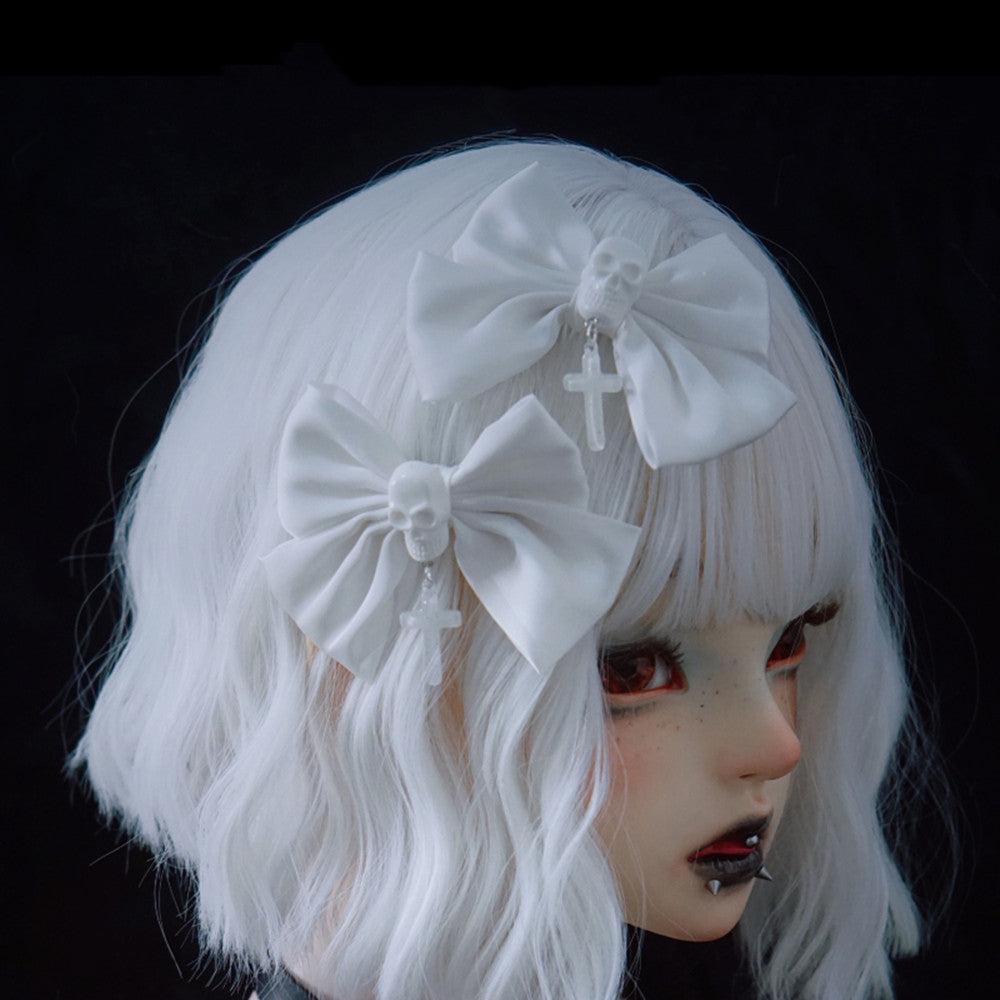 Handmade Alloy Hairpin - White