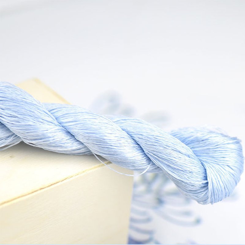 Non Splitting Untwisted Silk Thread Large Branch Embroidery Thread