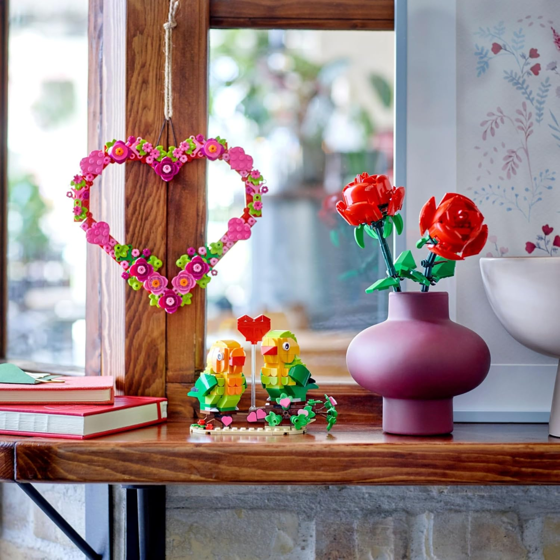 Heart Ornament Building Toy Set - 254 Vibrant Pieces