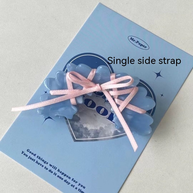 Ballet Ribbon Bow Barrette - Korean Style Acrylic Hair Clip