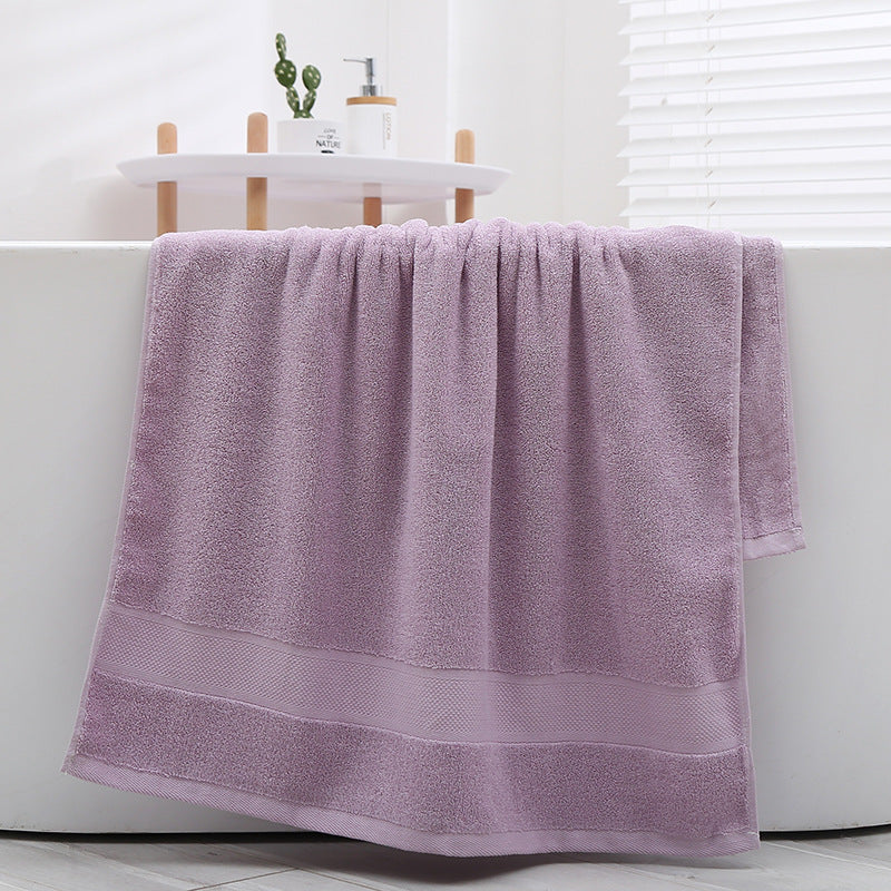 All-Cotton Bath Towel for Home Use - Unisex, Embroidered, 70x140cm