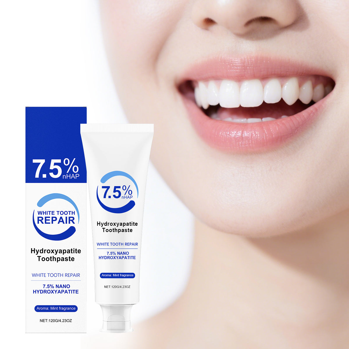 Mint Toothpaste 120g - Coconut Oil & Peppermint