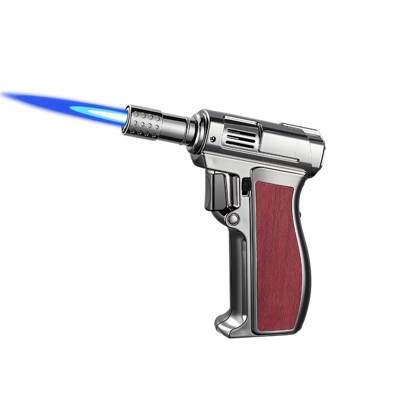 High-Temperature Handheld Flamethrower Windproof Lighter for Fire Outdoors
