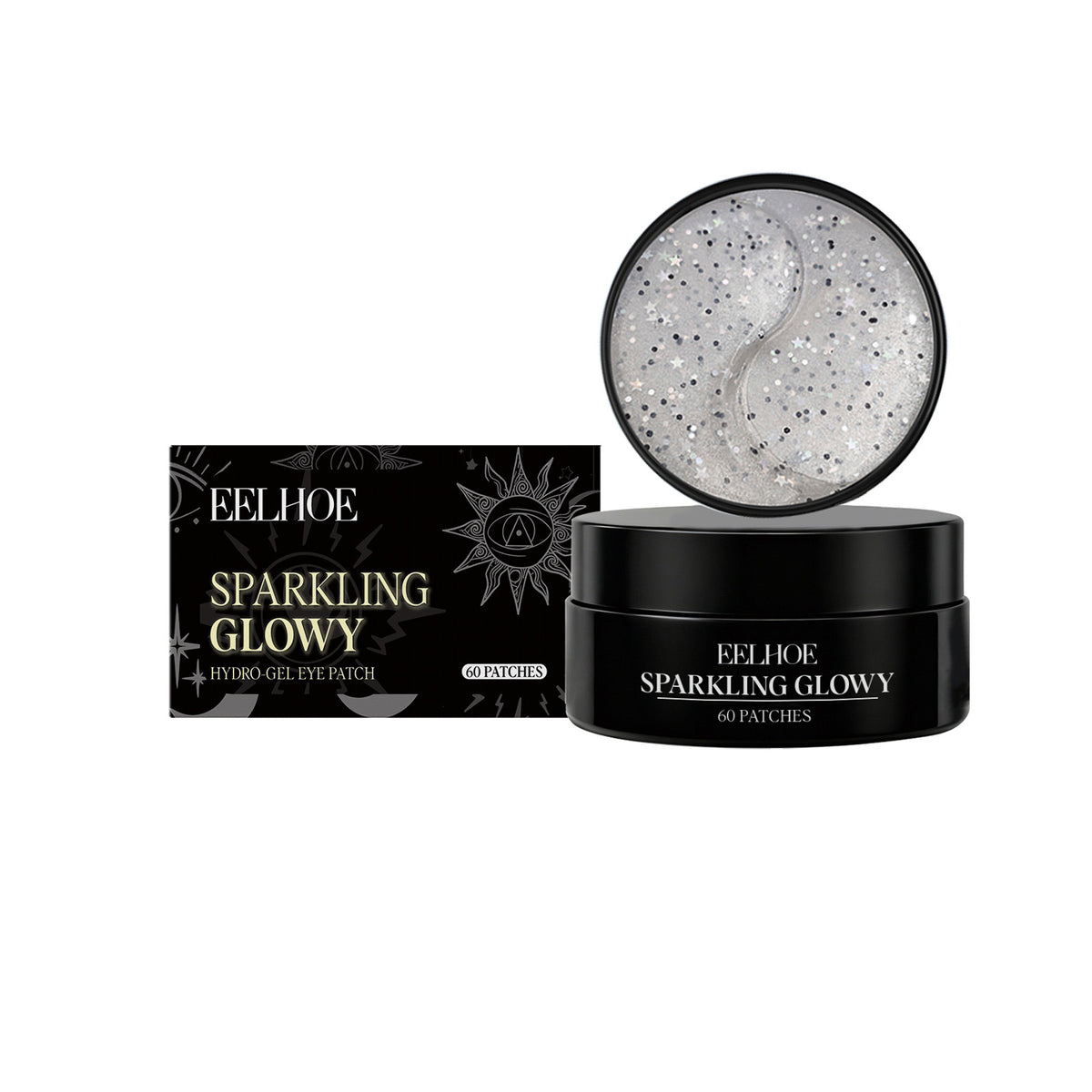 Gel Eye Mask with 60 Patches for Eye Care and Relaxation