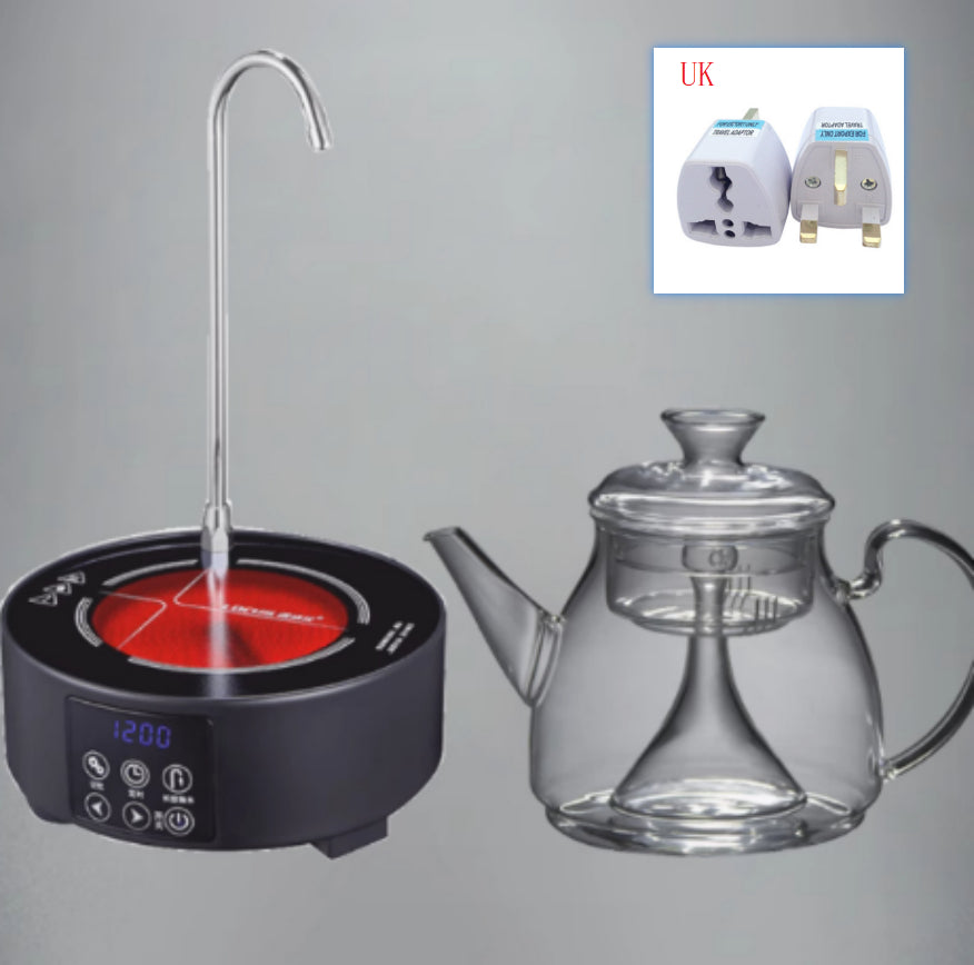 Large Capacity Glass Steam Teapot for Home Brewing - 1.5L