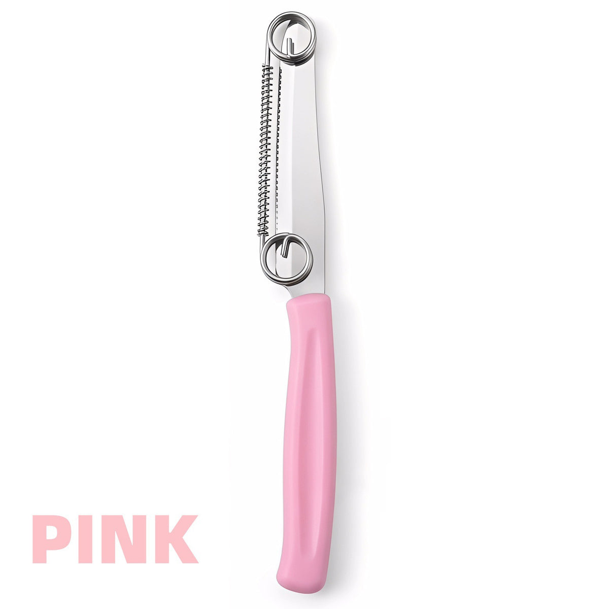 Portable Multi-Functional Kitchen Peeler 2-in-1 Stainless Steel & Plastic