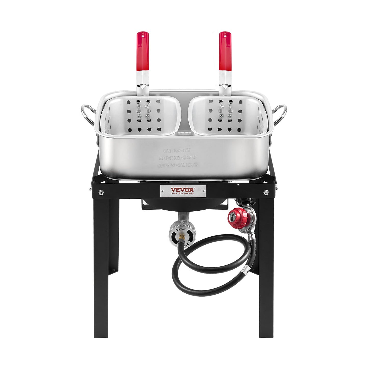 18 Qt Outdoor Propane Deep Fryer Kit with Dual Baskets