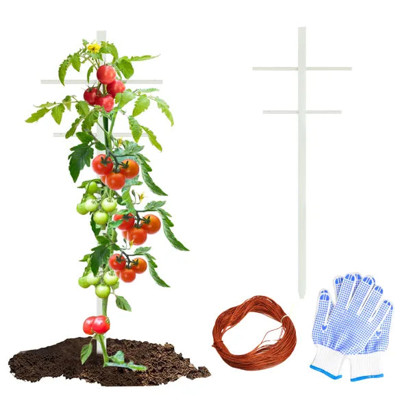 7FT Hollow T-Profile Climbing Trellis for Garden Plants