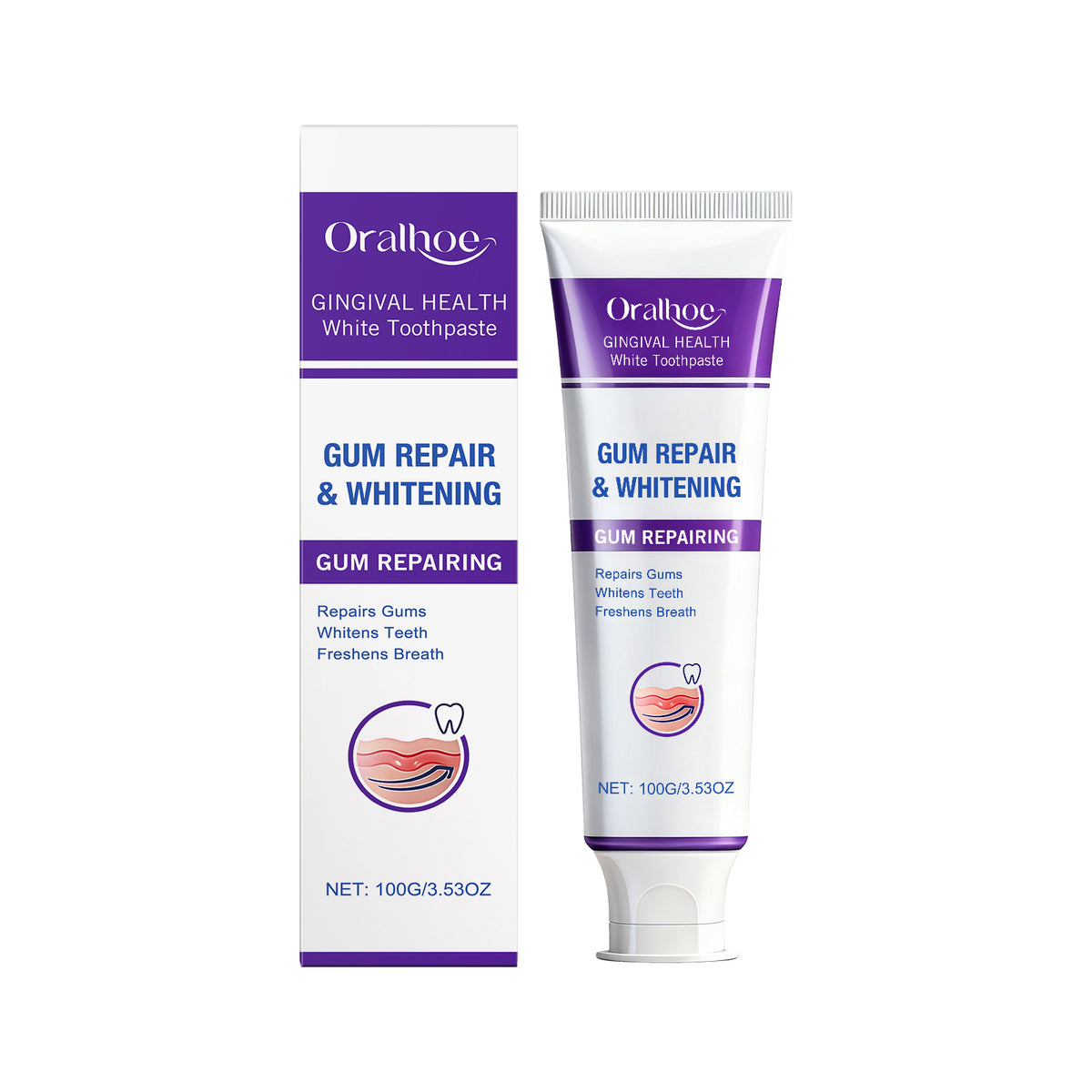 Gingival Repair Toothpaste 100g - Camellia & Chamomile